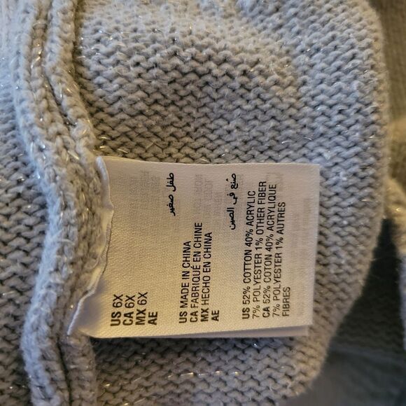 Epic Threads Gray Sweater with Gold And Cream Unicorn. - Picture 5 of 5